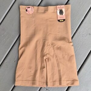 Shapermint Essentials High Waisted Shaper Shorts 4XL 22 Nude NWT Slimmer‎ Smooth